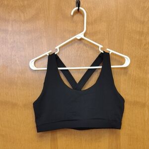 Running Girl Women's Black Sports Bra